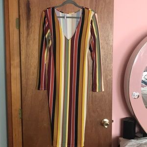 Long Sleeve Midi Dress